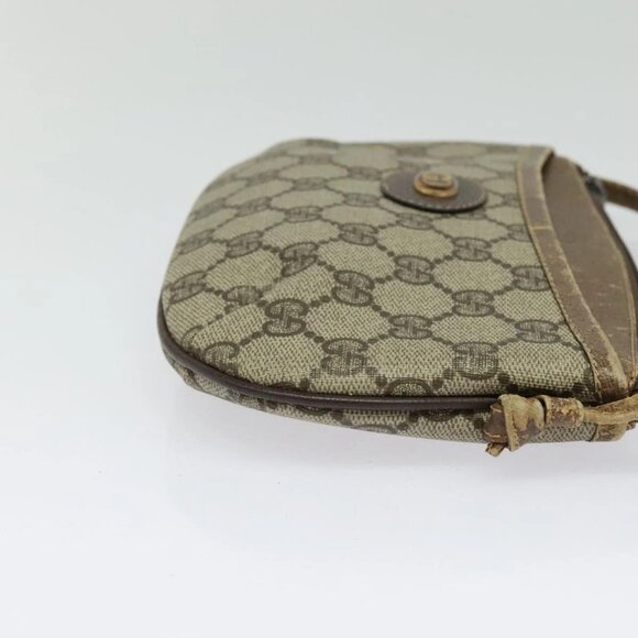 GUCCI GG Supreme Shoulder Bag PVC Beige Gold 904 02 020 Auth BA5087 - Picture 6 of 16